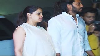 When heavily pregnant Genelia DSouza flaunted her BABY BUMP [upl. by Ettesoj227]