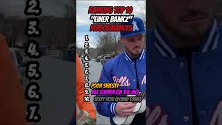 Ranking the best EINER BANKZ performances hiphop rap drake einerbankz nlechoppa [upl. by Mayworm]