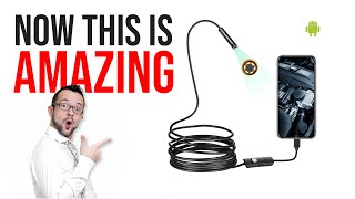 Cheap but amazing Endoscope Camera INSPECTION CAMERA REVIEW [upl. by Schaumberger942]