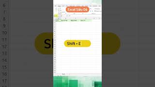 Kẻ bảng nhanh trong Excel excel exceltips exceltricks huongdansieude exceltrick [upl. by Anyrtak226]