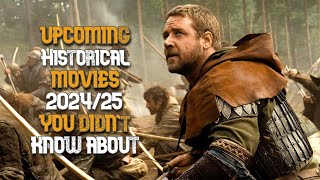 Top 5 Upcoming Historical Movies 20242025 You Probably Didnt Know About [upl. by Refinnej]