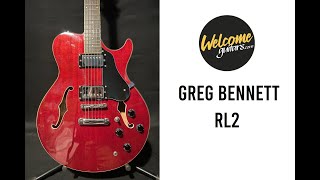 Greg Bennett Royale RL2 Samick Hollow body electric guitar [upl. by Warram431]