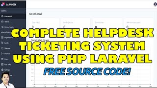 Complete Helpdesk Ticketing System using PHP Laravel and MySQL  Free Source Code Download [upl. by Jerol]