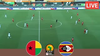 🔴AO VIVO Guiné Bissau Vs Eswatini  Qualificação para a Copa das Nações Africanas de 2024 [upl. by Pallas]