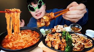 SUB통통한 곱창 대창에 매운짬뽕 먹방🔥 ft 라섹후기 Spicy Jjamppong Gopchang Daechang Mukbang ASMR 아님 [upl. by Liddie]