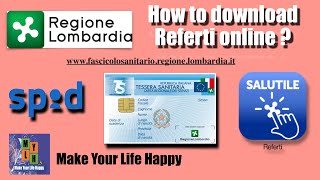 come scaricare Referti online  Make your life happy [upl. by Etiuqal]