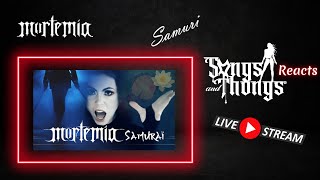 Mortemia ft Marina La Torraca  Samurai  REACTION by Songs and Thongs Live [upl. by Orodoet]