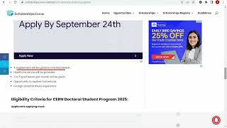 CERN Doctoral Student Program 2025 in Meyrin Switzerland  Fully Funded [upl. by Josey]