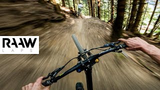 Adrenaline Rush GoPro POV on Champerys Insane World Cup Downhill Track  RAAW Laps [upl. by Naek93]