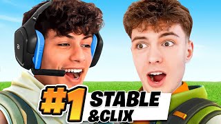 Clix amp Stable Ronaldo Play 25000 Duo Cup HILARIOUS [upl. by Ahsilram]