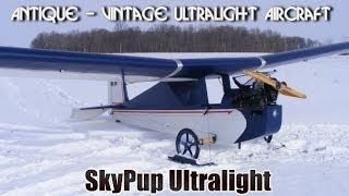 SkyPup antique ultralight part 103 legal ultralight aircraft [upl. by Trawets686]