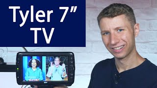 Tyler 7quot Portable Rechargeable HD Digital TV Review [upl. by Eslud36]