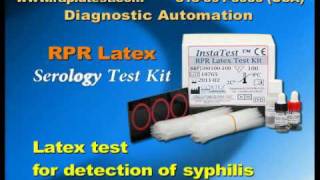 RPR Rapid Plasma Reagin Serology kit [upl. by Alleira]