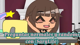 🌺Preguntas normales y randoms con SaryLife💖 [upl. by Eelrak]