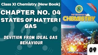 Ch 4 States Of Matter Gas  Deviation from ideal gas behavior  Class 11 chemistry  Sindh board [upl. by Parke]