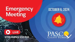 Pasco County Emergency Meeting [upl. by Eciram]