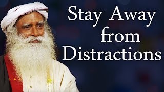 How can a Spiritual Seeker Stay Away from Distractions  Sadhguru [upl. by Raimondo]