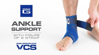 Neo G Ankle Support with Figure of 8 Strap  How to Apply Guide [upl. by Ylloh]