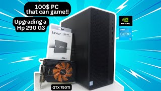 100 Pc  that can game Upgrading a HP 290 G3  i3 9th gen [upl. by Ayanal]