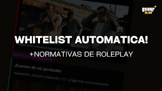 Whitelist automatica para tu servidor de GTA Roleplay [upl. by Aveline]