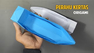 Cara Membuat Perahu Kertas  Tutorial Bikin Origami Perahu Kertas [upl. by Vincelette930]