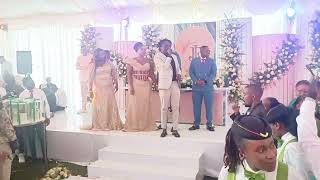 BAHATI Kenyas 🔥 Performance Fortune Mwikalis Wedding  With the Village Girl [upl. by Turmel]