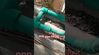 PPR pipe fitting with water tank plumbing plumer tips totalgaming piping pipefittings [upl. by Nimsay]