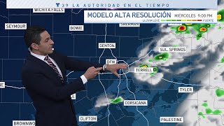 Miércoles caluroso con la posibilidad de tormentas aisladas en la tarde  Telemundo 39 [upl. by Einnej]