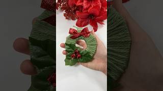 Easy Christmas DIY Wreath Ornament Idea [upl. by Keeley]