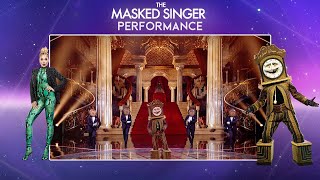 Grandfather Clock Performs You Make Me Feel So Young  Season 2 Ep 4  The Masked Singer UK [upl. by Humbert]