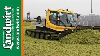 Kässbohrer PistenBully 300 GreenTech im Silage Einsatz [upl. by Yssenhguahs]