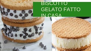 Gelato Biscotto Digestive Fatto in Casa [upl. by Ameerak]