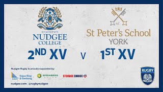 2023 Nudgee College 2nd XV Rugby vs St Peters School York 1st XV [upl. by Suravaj]