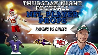 Thursday Night Football Best Player Props NFL Week 1  Ravens vs Chiefs Player Props [upl. by Catlin]