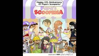 Happy 4th Anniversary Of Papas Scooperia [upl. by Ahsratal]