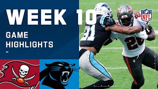 Buccaneers vs Panthers Week 10 Highlights  NFL 2020 [upl. by Senior]