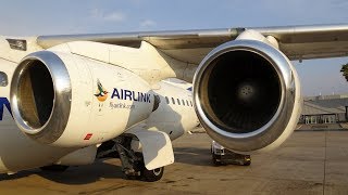 Airlink BAe 146200  Avro RJ85 take off in Windhuk WDH Hosea Kutako Intl [upl. by Showker]