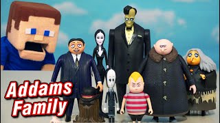 Addams Family 2 Movie Review Figures Mezco 5 Points Toys Unboxing  Puppet Steve [upl. by Cristal]