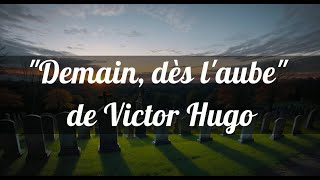 Demain dès laube de Victor Hugo  Lessentiel en moins dune minute [upl. by Miyasawa]