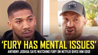 ANTHONY JOSHUA FURY HAS MENTAL ISSUES [upl. by Noryahs]