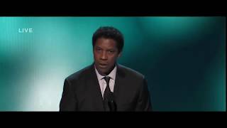 Denzel discurso emocionante e inspirador oscar 2017 [upl. by Orazio]