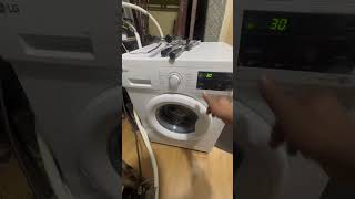 LG washing machine quick 30 run [upl. by Burnard]