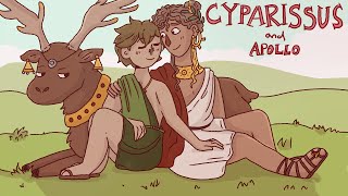 Cyparissus and Apollo and his stag  Myths [upl. by Norrahc]