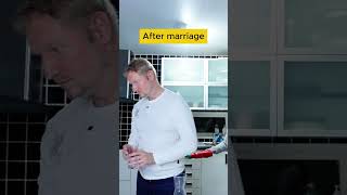 Before and after marriage  BASED ON TRUE EVENTS 😆 marriedlife funny comedy marriedlifecomedy [upl. by Kong]