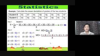 GRADE 7 MATH Measures of Variability of Ungrouped Data Range Variance Mean amp Standard Deviation [upl. by Attoynek]