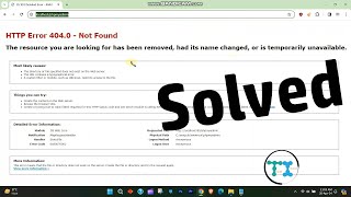 localhost http error 4040 not found phpmyadmin xampp Fix [upl. by Nomolas959]