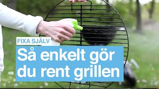 Gör rent grillgallret utan krångel eller specialmedel [upl. by Akeenat]