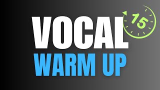 COMPLETE 15 Minute VOCAL Warm Up for GUYS [upl. by Robma]