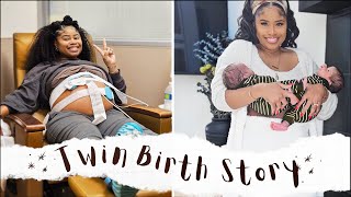 Twin Birth  My WILD Labor amp Delivery Story [upl. by Ahsied]