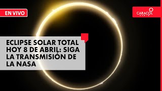 EN VIVO Eclipse solar total HOY 8 de abril siga la transmisión de la NASA [upl. by Drofla257]